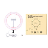 26cm Dimmable Led Ring Light with Tripod and Phone Clamp - Black
