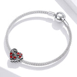 925 Sterling Silver Family Love Beads For Diy Bracelets & Necklaces