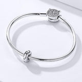 925 Sterling Silver Zircon Beaded Bracelet Accessories