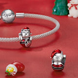925 Sterling Silver Christmas Bead Diy Accessories