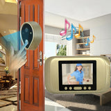 720P Hd Smart Peephole Viewer With 3.2 Led Display And Tf Card Support 32Gb Max