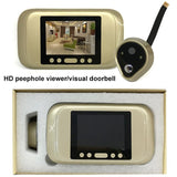 720P Hd Smart Peephole Viewer With 3.2 Led Display And Tf Card Support 32Gb Max