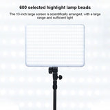 600 Led Flat Fill Light with Remote & Display - Ttv-600