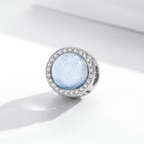 925 Sterling Silver Christmas Night Snow Scene Beads For Diy Bracelet Or Necklace