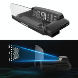 3.7 Inch Car Obd Hud Display Water & Voltage Alarm
