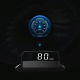 3.7 Inch Car Obd Hud Display Water & Voltage Alarm