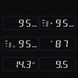 3.7 Inch Car Obd Hud Display Water & Voltage Alarm