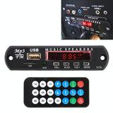12V Car Mp3 Player Board - Fm Radio Tf Usb Aux - No Bluetooth / Recording