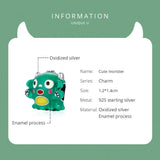 925 Sterling Silver Monster Beads For Diy Bracelets & Necklaces