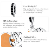 925 Sterling Silver Smiling Pumpkin Pendant For Diy Bracelets & Necklaces