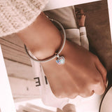 925 Sterling Silver Colorful Opal Butterfly Pendant For Diy Bracelets & Necklaces