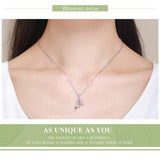 925 Sterling Silver Flower Fairy Dangle Pendant For Diy Bracelets & Necklaces