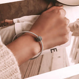 925 Sterling Silver Embossed Flower Beads For Diy Bracelets & Necklaces