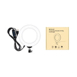 16cm Usb Led Ring Light with Tripod and 3 Modes - Black