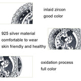 925 Sterling Silver Giraffe Bead Bracelet Accessory