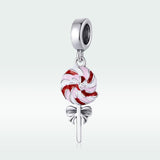 925 Sterling Silver Colorful Lollipop Pendant