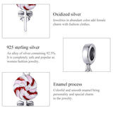 925 Sterling Silver Colorful Lollipop Pendant