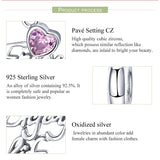 925 Sterling Silver Love Life Pendant For Diy Necklace / Bracelet