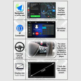 7 Inch Car Radio Receiver Mp5 Player Fm & Bluetooth & Tf Card & Phone Link & Wired Carplay