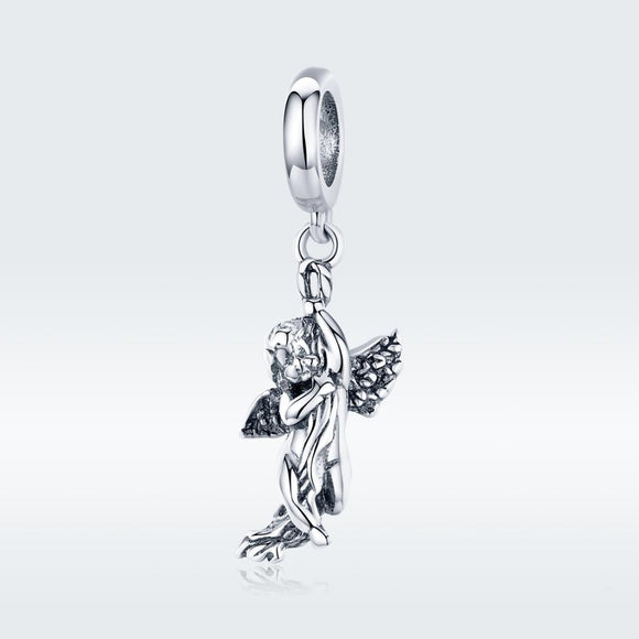 925 Sterling Silver Handmade Cupid Pendant Diy Accessory