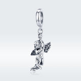 925 Sterling Silver Handmade Cupid Pendant Diy Accessory