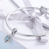 925 Sterling Silver Compass Pendant Necklace