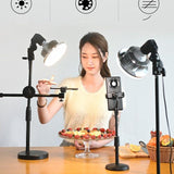 700w Mushroom Lamp & Stand for Mobile Phone Photography