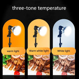 700w Mushroom Lamp & Stand for Mobile Phone Photography