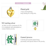 925 Sterling Silver Mahjong Beads For Diy Bracelets & Necklaces