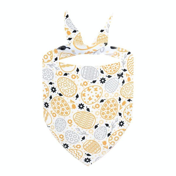Cute Pet Triangle Towel Bib Cartoon Cats And Dogs Drool Towel Scarf - 09