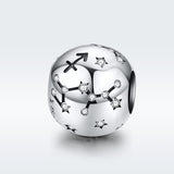 925 Sterling Silver Zodiac Beaded Bracelet Style - Sagittarius