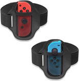 Flexible Joycon Leg Strap with Adjustable Band