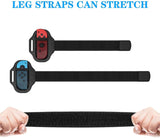 Flexible Joycon Leg Strap with Adjustable Band