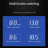 3.7 Inch Car Obd Hud Engine Failure Water Temp & Voltage Alarms