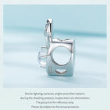 925 Sterling Silver Love Heart Pendant Necklace For Mother And Child