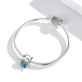 925 Sterling Silver Cat Mermaid Beads For Diy Bracelets & Necklaces