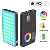 12 Effects Rgb Pocket Fill Light with 0.96 Tft Screen for M1se Photography