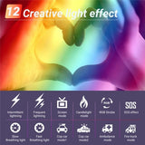 12 Effects Rgb Pocket Fill Light with 0.96 Tft Screen for M1se Photography
