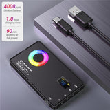 12 Effects Rgb Pocket Fill Light with 0.96 Tft Screen for M1se Photography