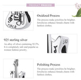 925 Sterling Silver Retro Bass Beads For Diy Bracelets & Necklaces