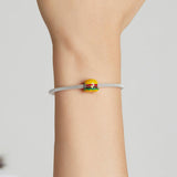 925 Sterling Silver Burger Bead For Diy Bracelet / Necklace