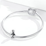 925 Sterling Silver Pendant With Beads For Diy Bracelet Or Necklace