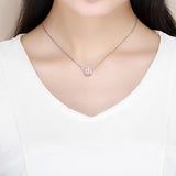 925 Sterling Silver Pure Pink Heart Diamond Beads