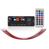 12V Car Mp3 Player Board With Bluetooth Fm Radio Usb - Remote Control Recording