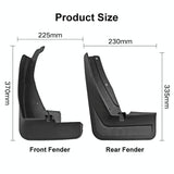 For Volkswagen Tiguan Lr-Line 2018-2020 4Pcs / Set Car Auto Soft Plastic Splash Flaps Fender Guard