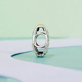 925 Sterling Silver Dog Bead Bracelet Cute & Hollow