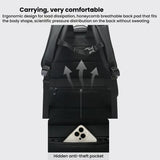 Large Capacity Business Shoulder Bag For Men - Gray