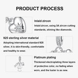 925 Sterling Silver Guardian Angel Good Luck Pendant