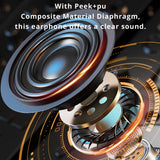 Wireless Anc Bluetooth Gaming Earbuds with Active Noise Reduction - Black