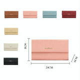 Large Capacity Magnetic Clutch Wallet for Women - Black